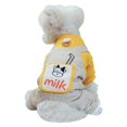 thumbnail image 2 of Dog Sweater Medium Soft Windproof Cat Sweatsuit Cute Jumpsuit with Pull Ring Pet Clothes, 2 of 8