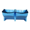 thumbnail image 4 of DOLITY Balcony wall hanging O flower pot blue, 4 of 7
