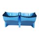 thumbnail image 4 of Maceta colgante de pared de balcón, color azul, 4 of 7