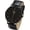 Black/Black, variant on Collections Japanese Quartz Watch for Adults - Unisex 43mm Case with Luxurious Genuine Leather Strap
