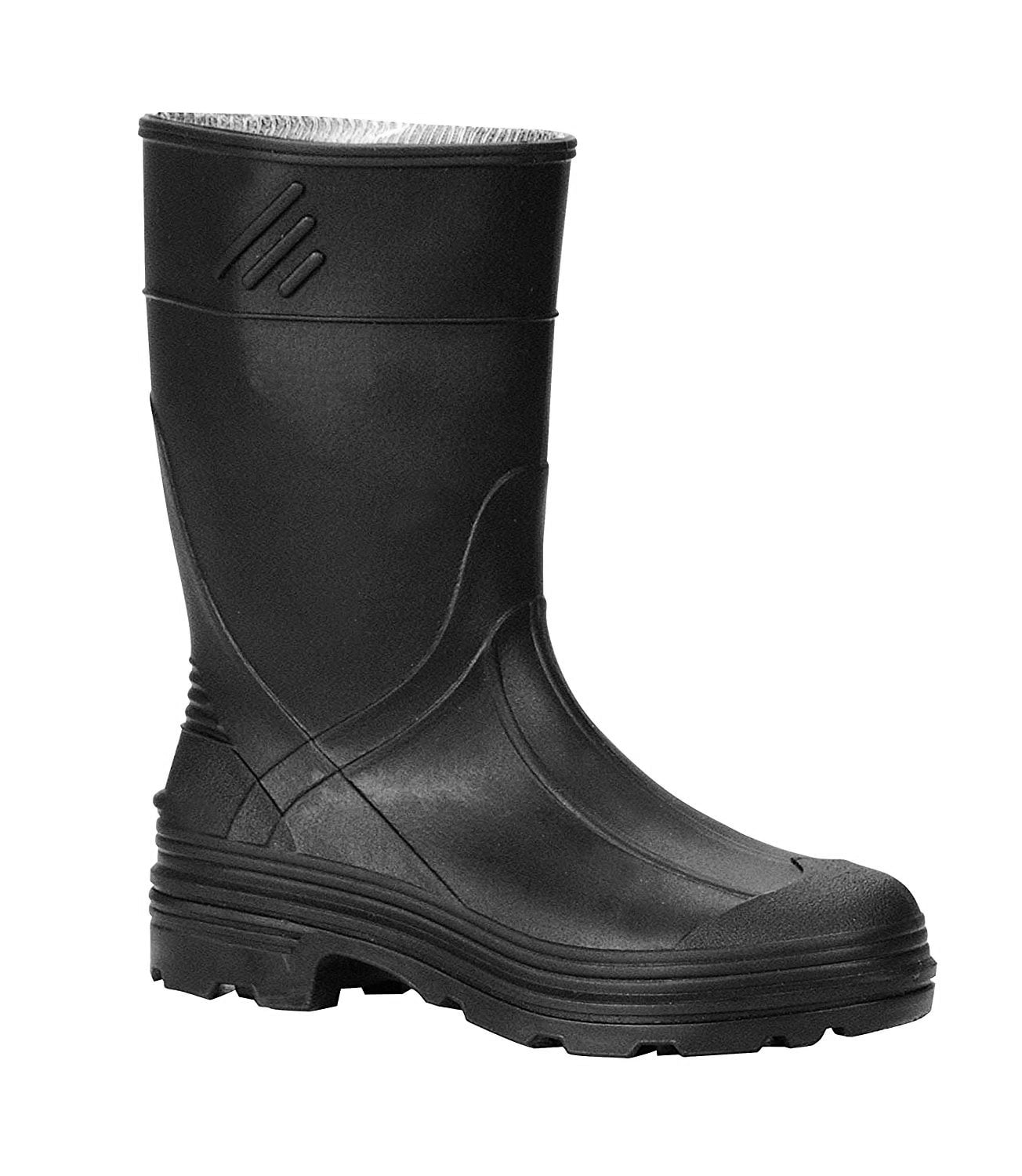 walmart black rain boots