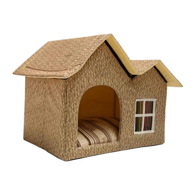 Methold Caseta para perrera de poliéster con fácil almacenamiento y viaje: caseta para perros y gatos resistente y duradera Suministros para perros