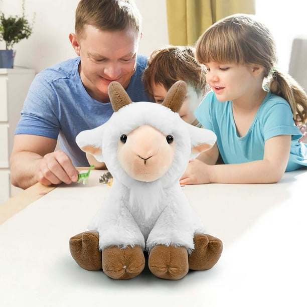 cpengpj Cotton Goat Plush Toy, Soft Stuffed Animal for Kids, Washable Gift Idea for Home Decoration