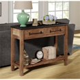 thumbnail image 2 of Pemberly Row Modern / Contemporary Wood Console Table in Brown, 2 of 13