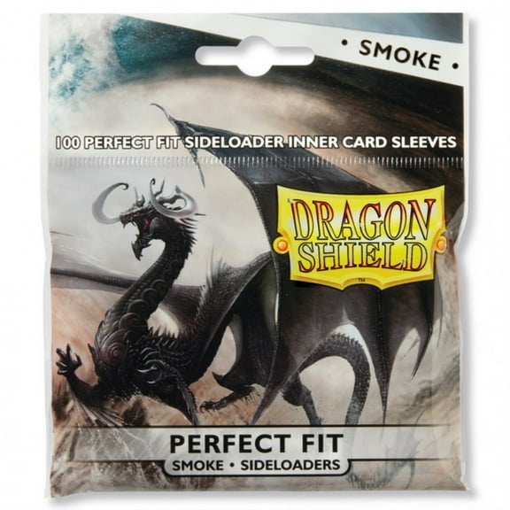 Dragon Shield Perfect Fit Sleeves (100 Piece), Smoke - Slideloaders