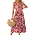 thumbnail image 5 of Fantaslook Summer Dresses for Women Sleeveless Casual Long Dress Beach Vacation Sundresses with Pockets, 5 of 10