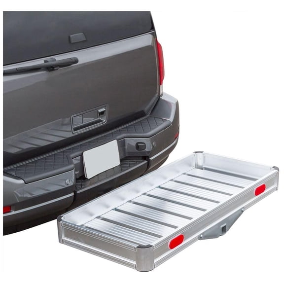 Elevate Outdoor Aluminum Tray Premium Cargo Carrier for Class III or IV 2" Hitch
