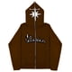 thumbnail image 2 of Sudaderas oscuras europeas y americanas para hombre y mujer, sudaderas con capucha góticas para parejas, sudaderas de Cremallera larga de talla grande Harajuku 2023, 2 of 4