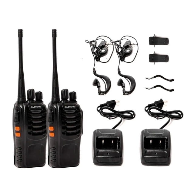 Radios Baofeng BF-888SUHF Pitipa 2 CON Manos Libres Profesional M39-A