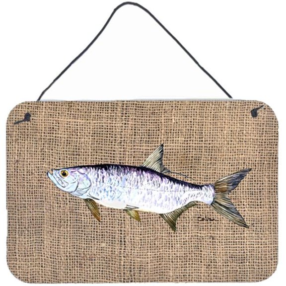 Fish - Tarpon Indoor Aluminium Metal Wall Or Door Hanging Prints