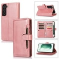 thumbnail image 1 of SaniMore for Samsung Galaxy S23 Plus 6.6" Case, Samsung Galaxy S23 Plus Wallet Case with Card Holder & Powerful Magnetic Flip Kickstand Shockproof PU Leather Wrist Strap Folio Cover, Rosegold, 1 of 7