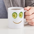 thumbnail image 4 of CafePress - Cute Avocado Face Rieko's Fave Mugs - 11 oz Ceramic Mug - Novelty Coffee Tea Cup, 4 of 4