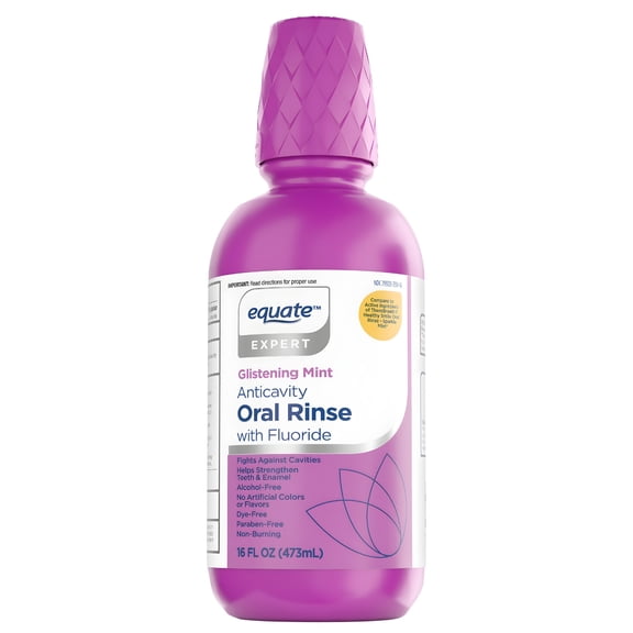 Equate Anticavity Oral Rinse  Mouthwash - Mint Flavor - 16 fl. oz.