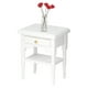 thumbnail image 5 of Mini mesita de noche de madera blanca: perfecta para muebles de dormitorio, 5 of 10