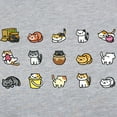 thumbnail image 3 of CafePress - Neko Atsume Long Sleeve T Shirt - Womens Baseball Tee, 3 of 4