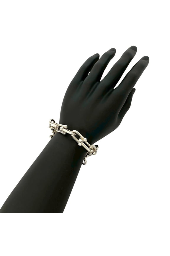 Pre-Owned TIFFANY & Co. Tiffany HardWear Large Link Bracelet, 925 Sterling Silver, Chain...