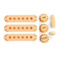 thumbnail image 1 of Yellow Rothko and Frost Cream Fender Stratocaster Strat ST Electric Guitar Replacement Knobs Set, 1 of 5
