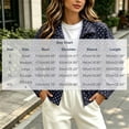 thumbnail image 2 of cocolona Womens Trendy Jacket Long Sleeve Zipper Polka Dot Printed Cropped Coat Loose Casual Cute Fall Outerwear with Pocket, 2 of 7