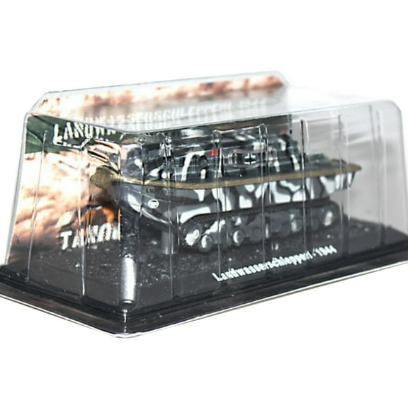 12cm Diecast Alloy 1/72 Scale WWII German Army Landwasserschlepper Tank Finished Model Toy Gift TAPDRA Spare Part