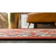 thumbnail image 5 of Unique Loom Cape Cod Espahan Rug Terracotta/Black 7' 10" x 10' Rectangle Floral Traditional Perfect For Living Room Bed Room Dining Room Office, 5 of 8
