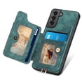 thumbnail image 3 of for Samsung Galaxy S21 5G Phone Case Wallet with Card Holder,PU Leather Flip Folio Case,RFID Blocking Ring Holder Kickstand Wrist Strap Magnetic Protective Women Men Cover,Green,For Galaxy S21 (5G), 3 of 10