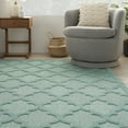 thumbnail image 6 of Nourison Easy Care 9' x 12' Aqua/Teal Indoor/Outdoor Rug, 6 of 13