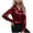 Wine-01, variant on STETMN Silk Satin Top for Women Lightweight Lapel Neck Button Down Blouse Loose Office Work Shirts