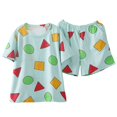 thumbnail image 4 of Pijama Sin Chan para hombre, Pijama Sinchan de algodón, conjuntos cortos de verano, pijamas japoneses para parejas, ropa de dormir para hombre y mujer 2024, 4 of 4