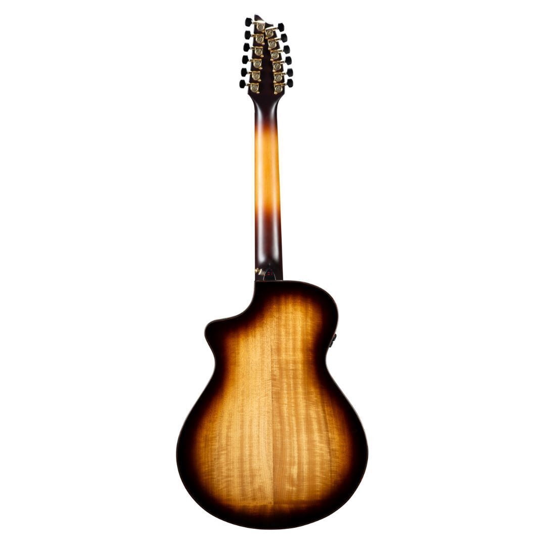 Breedlove Artista Pro Concert 12 String Right-Handed Acoustic-Electric Guitar with European-Myrtlewood Body (Burnt Amber Burst)