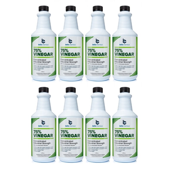 75% Vinegar, Concentrated Industrial Strength (8 quarts)