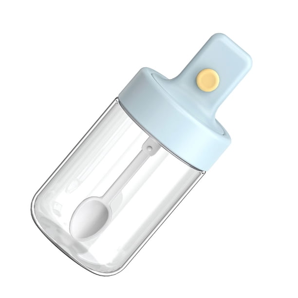 Toystoory Tarro de especias PP, reutilizable, resistente al calor, sellado de silicona, contenedor de condimentos a prueba de polvo, coctelera de sal, Organizadores de utensilios de cocina Azul claro Toystoory HA065217-03