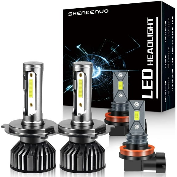 For TOYOTA TACOMA 2012-2015 9003/H4 High/Low Beam LED Headlight Bulbs H11/H16 LED Fog light Bulbs,4pcs