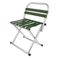 thumbnail image 3 of Silla de viaje Slacker Respaldo plegable Taburete de camping Asiento Senderismo Portátil Al aire libre Pequeña Macarena Silla plegable del taburete, 3 of 8