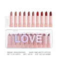 thumbnail image 3 of Estuche de regalo con 10 mini labiales en tonos de piel, muestra pequeña mate, set de labiales faciales en bruma, 3 of 4