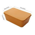 thumbnail image 2 of Harlier 2000ML Premium Bento Box, Microwave, Dishwasher Safe, Reusable & BPA-Free Lunch Container, Perfect for Outdoors, Office, Eco-Friendly, Choose from 4 Colors (Yellow), 2 of 7