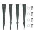 thumbnail image 1 of 4pcs Replacement Ground Stake Spike Metal Ground Stake Spike Light Ground Stakes, 1 of 8