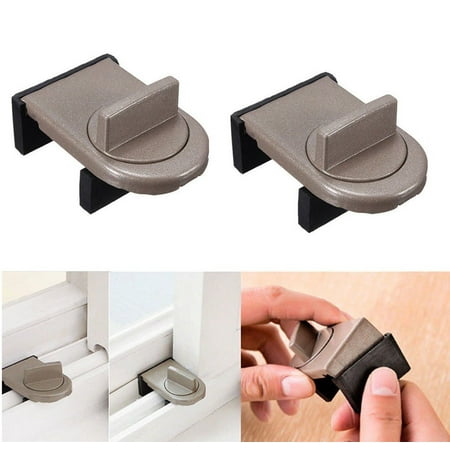Baby Kids Child Safety Adjustable Safety Security Sliding Window Door Lock Protection