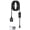 16FT-1Pack-Black, variant on Plug in Pendant Light Cord - 16Ft Hanging Light Kit E26/E27 Light Socket Hanging Lantern Lamp Cord with On/Off Switch,Socket Rings, 1 Pack, Black