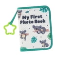 thumbnail image 3 of Album de fotos, álbum familiar,libro de tela con fotos de bebé,Regalos Almacenamiento de fotografías para niños recién nacidos, álbum de fotos Familia Amigos verde, 3 of 9