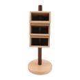 thumbnail image 3 of Soporte para lápiz de madera contenedor de lápices portátiles organizador de escritorio de pluma portátil para la oficina de la escuela del dormitorio S, 3 of 7