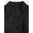 thumbnail image 4 of Women's Lapel Sleeveless Vest & High Waist Wide Leg Pants Casual 2 Piece Outfit Set, 4 of 6