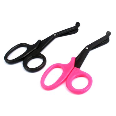 OdontoMed2011® Lister Bandage Scissors 7.25" Red - Stainless Steel Medical Shears For First Aid & Nursing