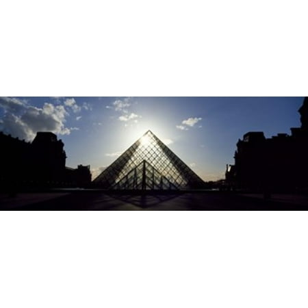 Louvre Paris France Canvas Art - Panoramic Images (15 x