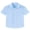Blue, variant on Aideaone Boys Button Down Shirts Short Sleeve Solid Striple Seersucker Shirt with Chest Pocket 5-14 Years