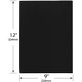 thumbnail image 2 of Plymor 9" x 12" (Pack of 500), Black 2 Mil Flat Open Plastic Poly Bags, 2 of 4