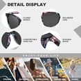 thumbnail image 4 of Gafas de sol HAOLOTA redondas modernas polarizadas UV400 para mujeres y hombres, 4 of 6