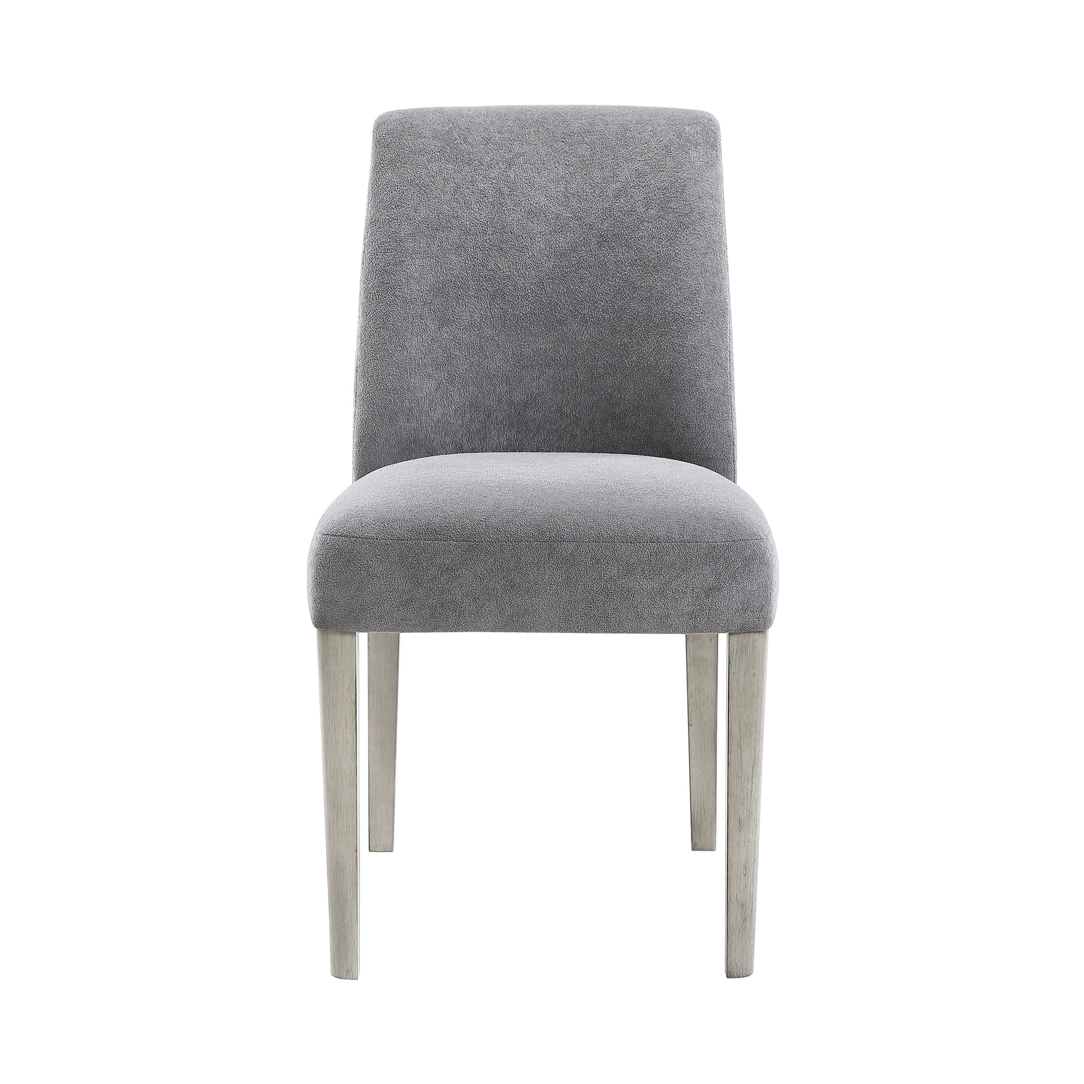 OakvillePark Vale Modern Boucle Dining Chairs, Dark Gray (Set of 2)