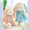thumbnail image 1 of Rabbit Doll Comfortable High Elasticity with Dress Stuffed Long Ear Rabbit Sleeping Cute Toy for Kids, 1 of 8