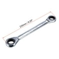 thumbnail image 2 of Unique Bargains Double Box End Ratcheting Wrench (17x19mm) Metric 72 Teeth 12 Point Ratchet Spanner Tools, CR-V, 2 of 5