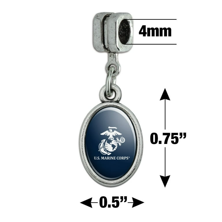 Marine corps charm 2024 for pandora bracelet